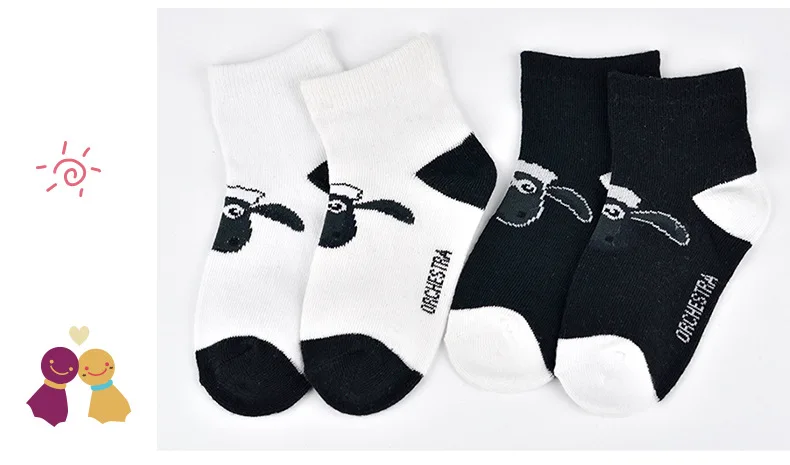 CHILDREN'S Socks Combed Cotton Kids Cotton Socks Cartoon Children Tube Socks Sweat Absorbing Primary School STUDENT'S Athletic S