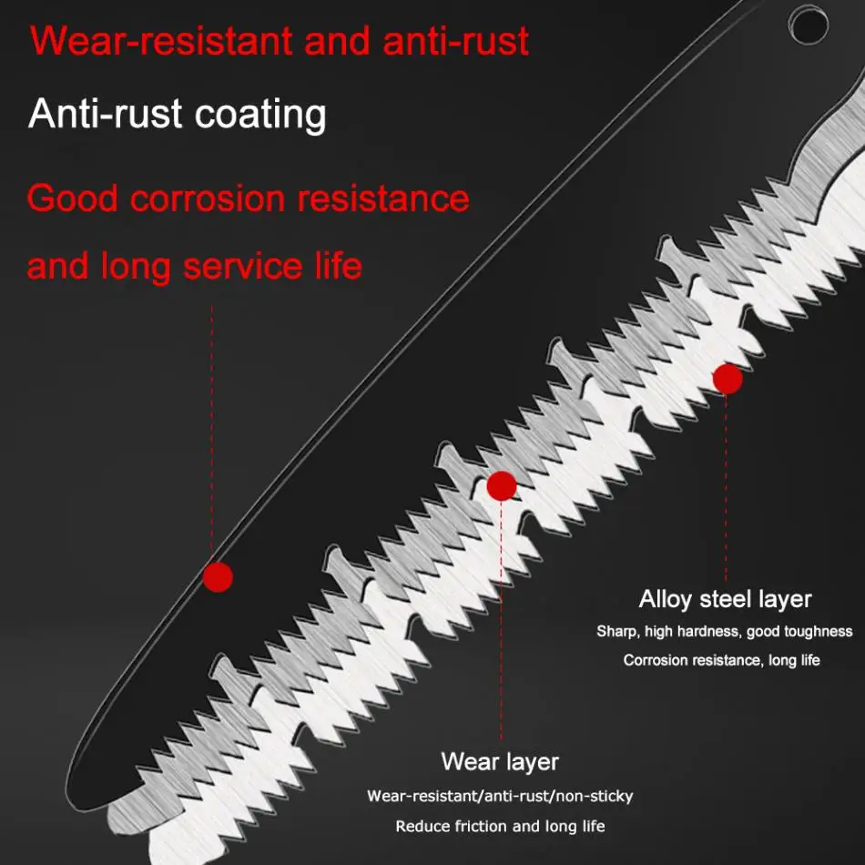 Folding Hand Saw hand saw folding saw for Woodwork / Household Cutting Tools 530mm