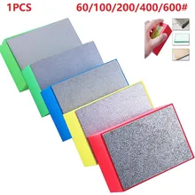 1PCS  Resin Electroplated Diamond Diamond Hand Polishing Pad Sanding Grinding For Granite Marble 95*65MM Fast Shipping