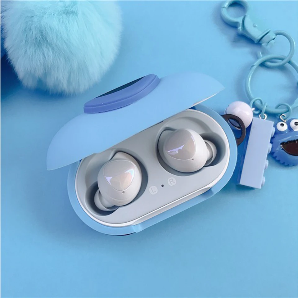 Мультяшный силиконовый чехол для samsung Galaxy Buds чехол Bluetooth гарнитура зарядная коробка крышка беспроводные наушники Противоударная кожа