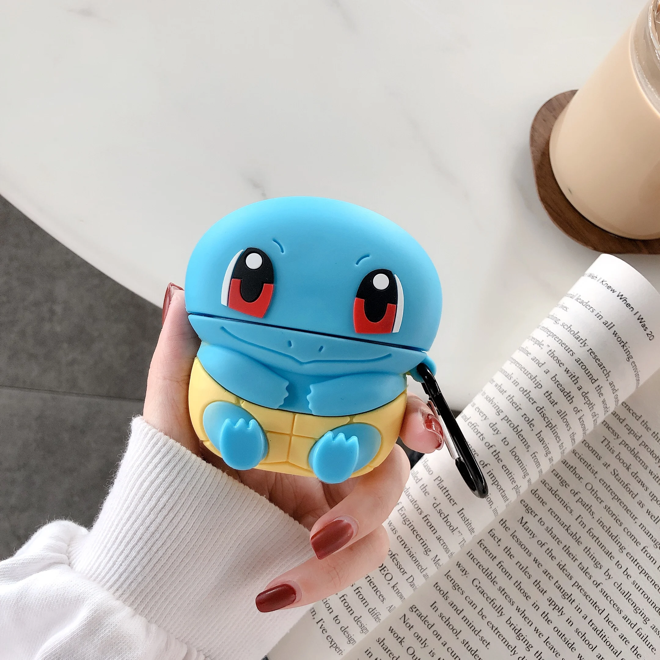 Милый 3D мультфильм Pokeman Bulbasaur силиконовый беспроводной Bluetooth чехол для наушников для Apple Airpods 3 Pro Чехол аксессуары