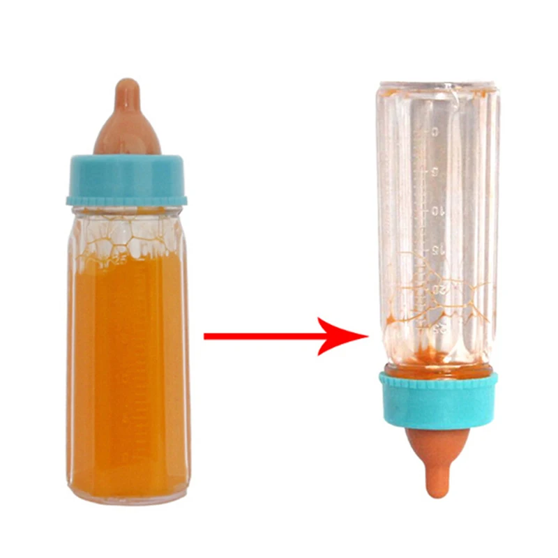 MagicChildren Gift Toy Baby Dolls Feeding Bottle Toy Strange Magic Prop Milk Bottle Liquid Disappearing Milk Accessories 3d printer accessories cr10 titanium alloy red copper throat all metal high temperature resistant m6 threaded throat feeding