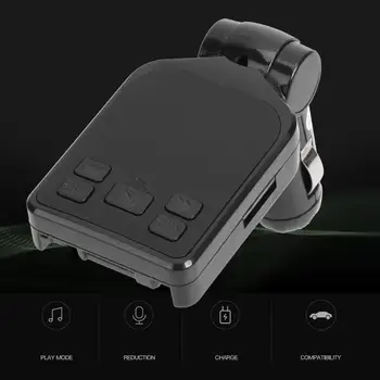 

BT-24 Wireless Bluetooth Handsfree FM LCD Transmitter USB Fast Charger Car Kit Frequency Response Range 87.5MHz-108.0MHz