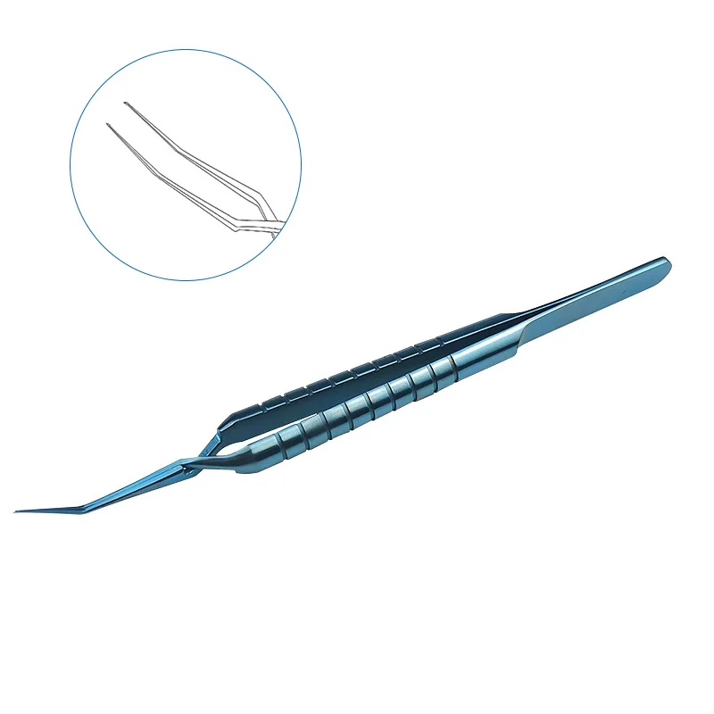 

Akahoshi Capsulorhexis Titanium Cross Action Forceps ophthalmic eye instruments