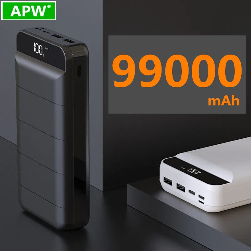 99000mah Power Bank External Battery PoverBank 2 USB LED Portable Mobile phone Charger for Xiaomi MI iphone 8 Huawei _ - AliExpress Mobile