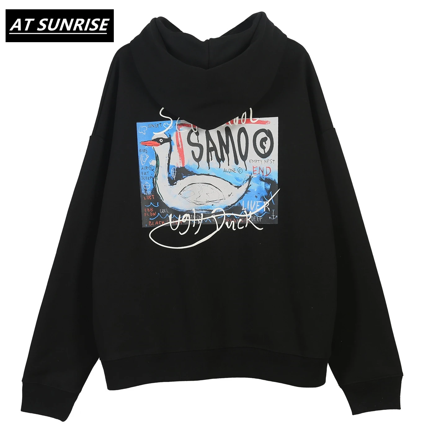 Hip Hop Hand Geschilderd Graffiti Hoodies Heren 2020 Nieuwe Toevallige