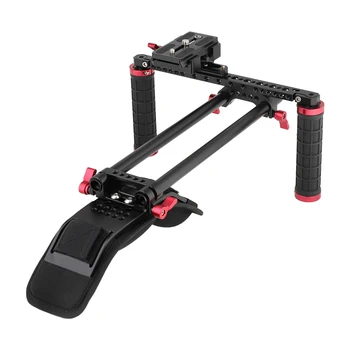 

CAMVATE Shoulder Mount Supporting Kit With Manfrotto QR Plate & NATO Clamp & Rail For HDSLR Camera C2235