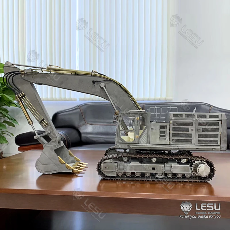LESU 1/14 Zenoah Koma PC360 гидравлический экскаватор полностью металлический грузовик