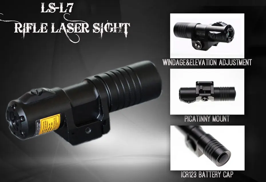 LASERSPEED LS-L7-1 лазерный прицел высокой или низкой выходной мощности IPX8 гидроизоляция зеленый оружие лазерная указка для охоты