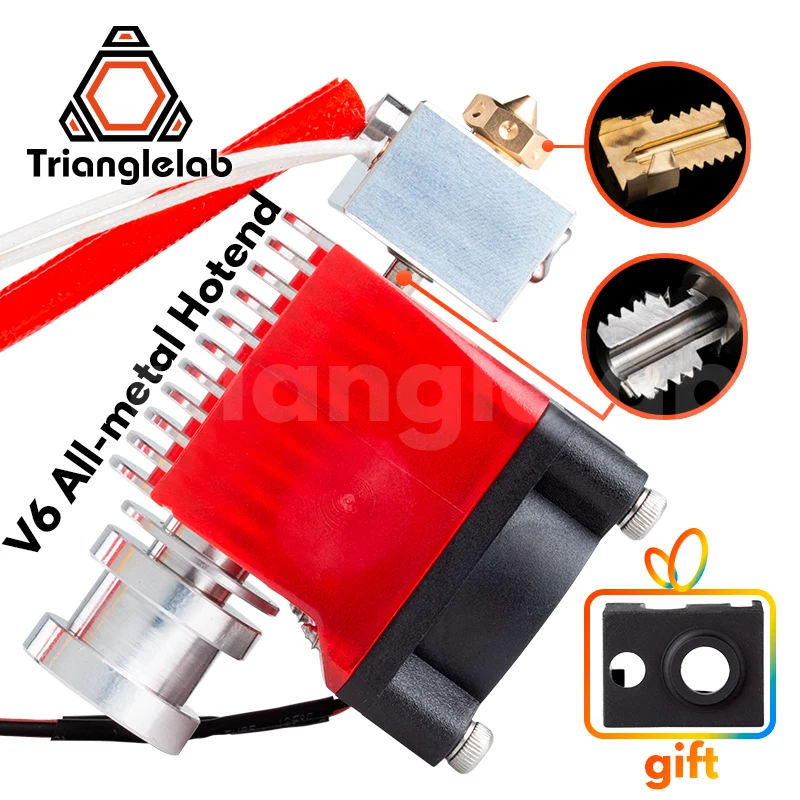 Trianglelab Highall metal v6 hotend 12В/24В пульт дистанционного управления с j головкой и держателем вентилятора охлаждения для E3D Hotend для PT100|hotend v6|hotend j-heade3d hotend v6 | АлиЭкспресс