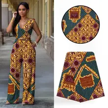 Из Анкары и Нигерии напечатаны настоящая ткань из восковой ткани для свадебной вечеринки платье костюм 6 ярдов материал для шитья самодельный голландский батик в африканском стиле восковой ткани