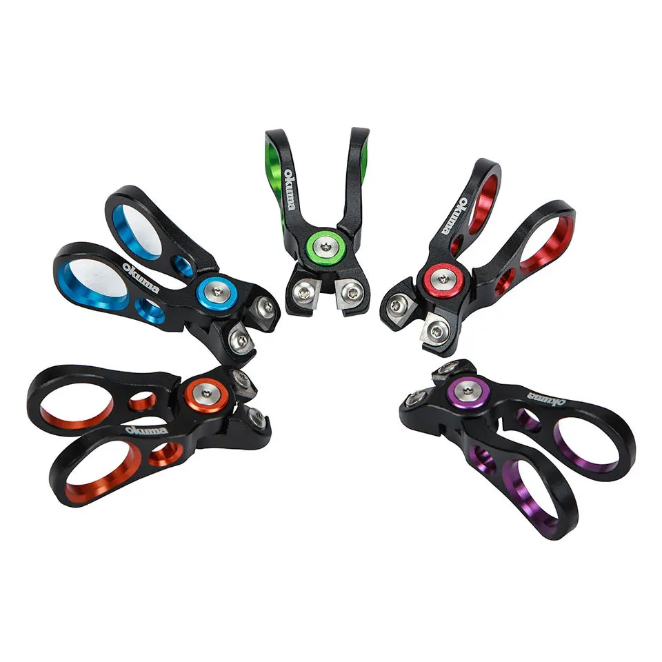 OKUMA Fishing Pliers DRAGONFLY Aluminum Alloy scissors Retractable Buckle Fishing Tools Line Cutter Fishing Equipment