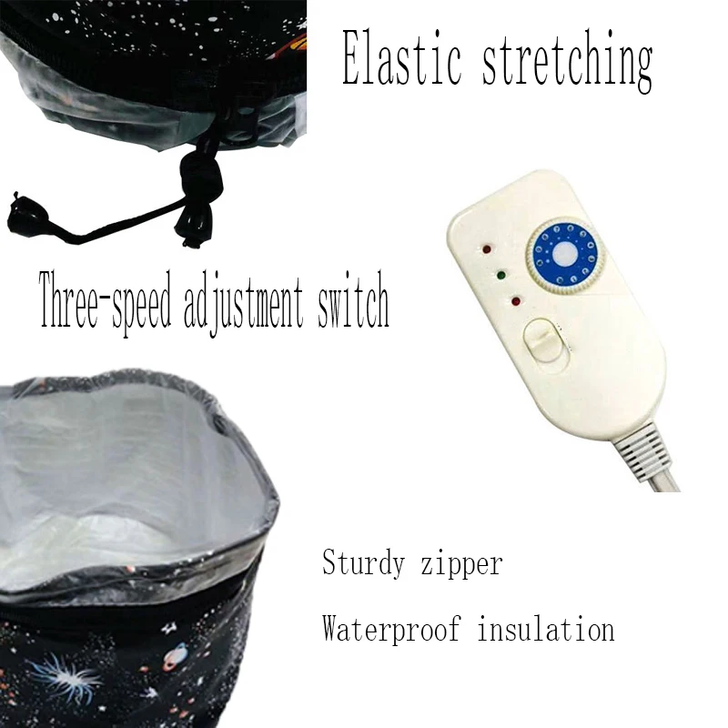 Электрическая Паровая крышка 3 зубчатая Регулируемая температура нагрева