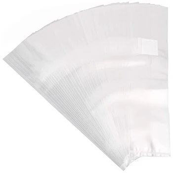 

50Pcs/Set Indoor/Outdoor PE Mushroom Grow Bag Substrate Garden Pouch High Temp Pre Sealable 320X650mm