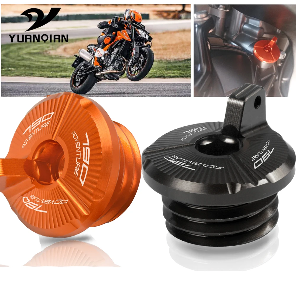 

Moto Oil cover screw Motorcycle Accessories Aluminum Engine Oil Filter Cap Tank Covers For KTM 790 Adventure 790 Adventure R/S