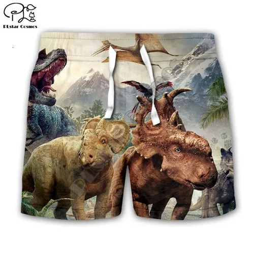 kids casual shorts Для малышей и детей постарше, футболка, одежда для девочек, мальчик, сын мультфильм Динозавр юркского периода принт 3D толстовки с капюшоном/застежки-молнии/Футболка Пуловер для малышей штаны K16 - Цвет: kids casual shorts