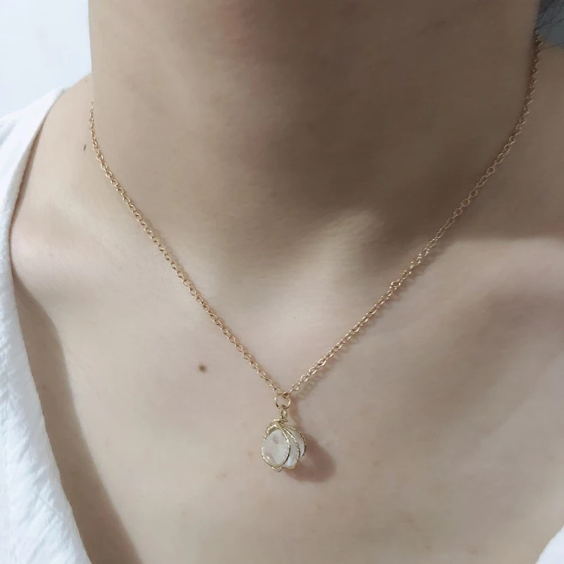 

Exknl Pendant Collar Choker Necklace Gold Color Wedding Christmas Boho Power Big Necklace Women Fashion Jewelry Collier 2019