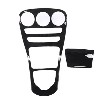 

For Mercedes-Benz CLC C Class Style Console Gear Shift Panel Cover,Pure Black
