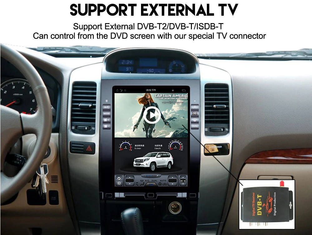 Top Tesla style 12.1inch Android Car Radio GPS Navigation Stereo for Toyota Camry Aurion 2015 2016 2017 no Car DVD Player Multimedia 28