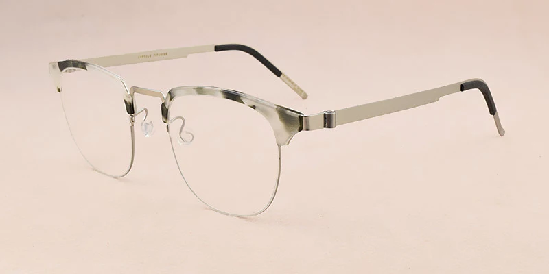 Сверхлегкий модный бренд титановая оправа для очков мужские Оптические очки оправа Женские оправы для очков мужские очки женские 9843