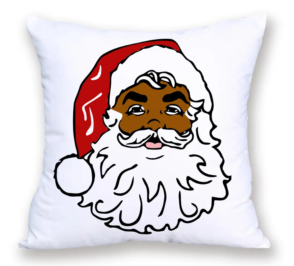 Рождественская декоративная наволочка Санта Клаус чехол для спальни дивана