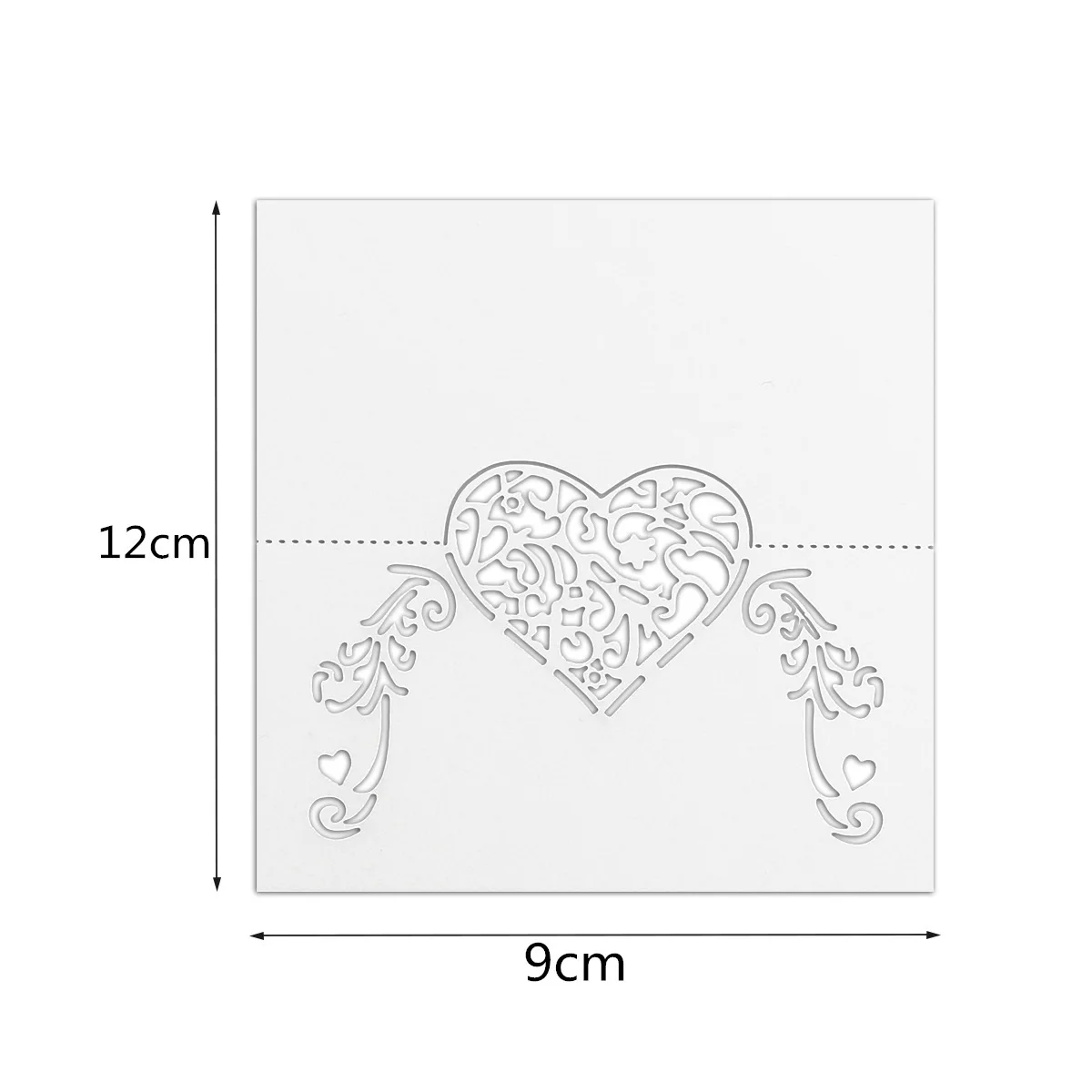 10/50/100 шт лазерная резка сердце Форма посадочные карточки Свадебные визитные карточки для Свадебная вечеринка Украшение стола Свадебный декор