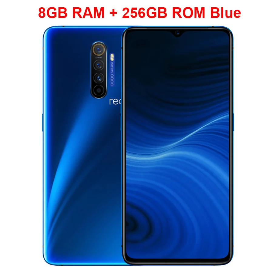 8GB 256GB BLUE Мобильный телефон Realme X2 Pro, 6,5 дюймов, 90 Гц, жидкий экран, 6 ГБ+ 64 ГБ, Snapdragon 855 Plus, камера, МП, NFC, смартфон - Цвет: 8GB 256GB BLUE