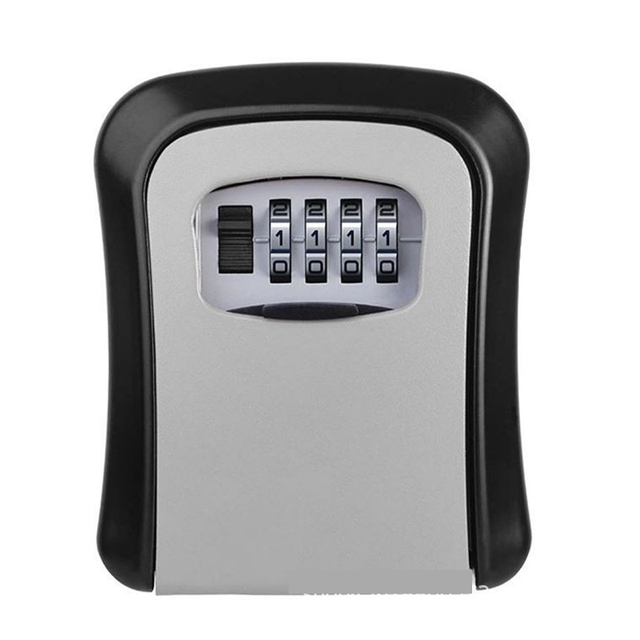 Digit Key Storage Lock Box Password Key Lock Box Wall Mounted Zinc Alloy Key Box Weatherproof