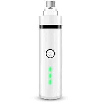 

Dog Nail Grinder Nail Trimmer Clipper Rechargeable 3 in 1 Kit, Cordless 2 Speed for Dogs Grooming Kit Painless Pet Paws for Smal