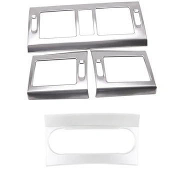 

3 Pcs Car Air Conditioner Panel Cover Trim for Mercedes Benz X204 GLK 2008-12, 1 Pcs Button & 2 Pcs Vent Outlet