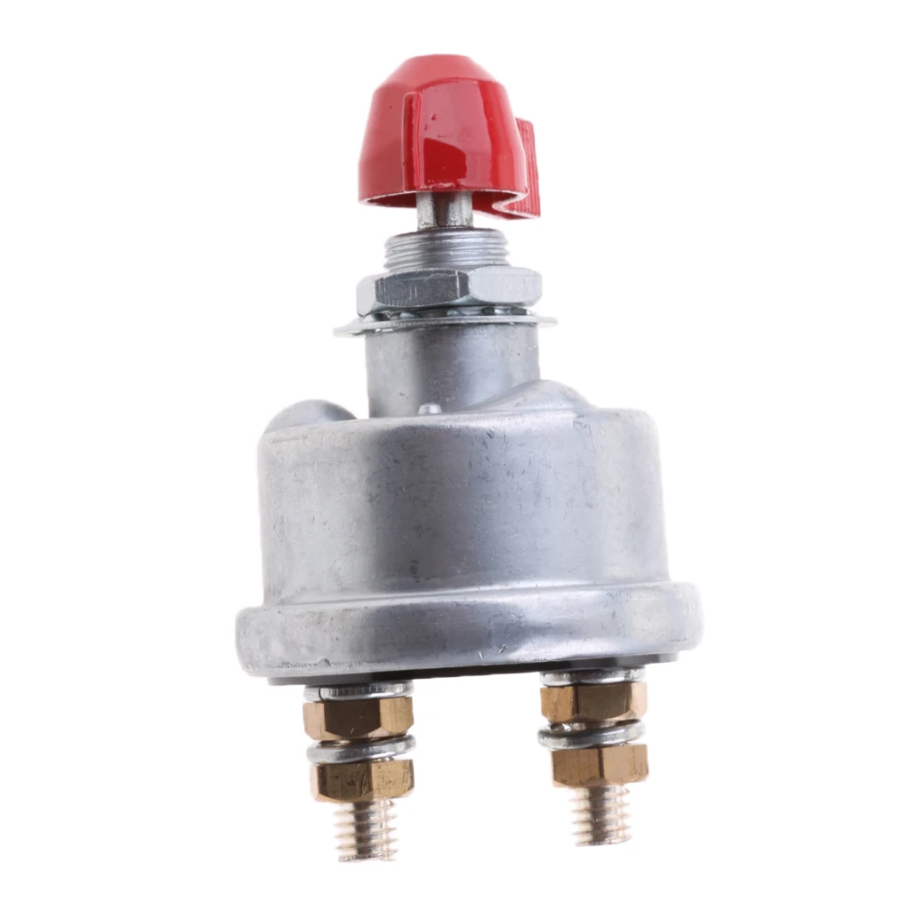 Battery Disconnect Kill Cut-off Switch Alloy Brass 2 Post For Car Boat Truck