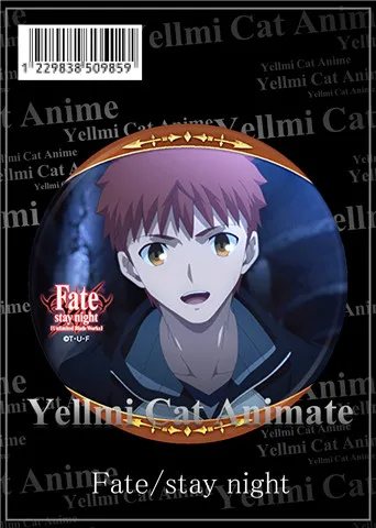 1pc 58mm Fate Stay Night Tohsaka Rin The Holy Grail War Badges Brooch Broche Brooches Aliexpress