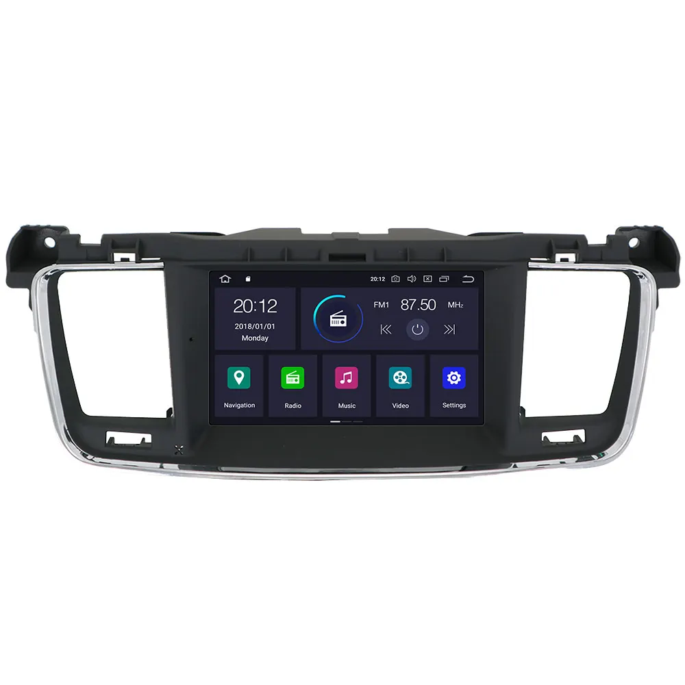 DSP ips Android 9 2 DIN экран автомобиля gps-навигация, dvd-плеер радио для peugeot 508 2011- воспроизводитель Мультимедиа Радио
