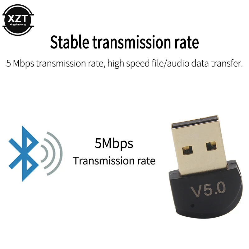 USB Bluetooth 5,0 адаптер настольный беспроводной аудио приемник передатчик ключ для PS4 компьютера Aux аудио динамик музыка