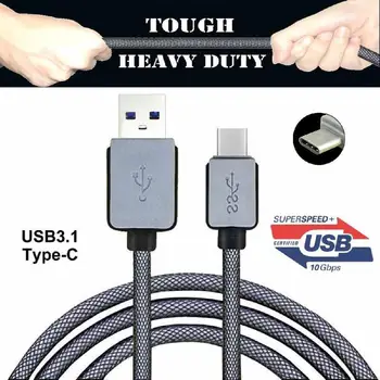 

Strong Braided USB-C 3.1 Type-C Cable 3.0A Fast Charging Data Sync Charger Cable For New Macbook LG G5 Huawei P9 Meizu Pro6