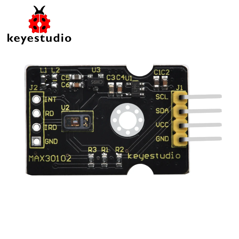 Keyestudio MAX30102 датчик сердечного ритма кислородный для измерения пульса пробоя для Arduino