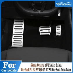 Pédale de frein de voiture avec plaquettes, accessoires pour Skoda Octavia 1U Fabia 1 Rabia, Audi A1 A3 8V Q2 Q3 TT 8S, Seat Ibiza Leon 