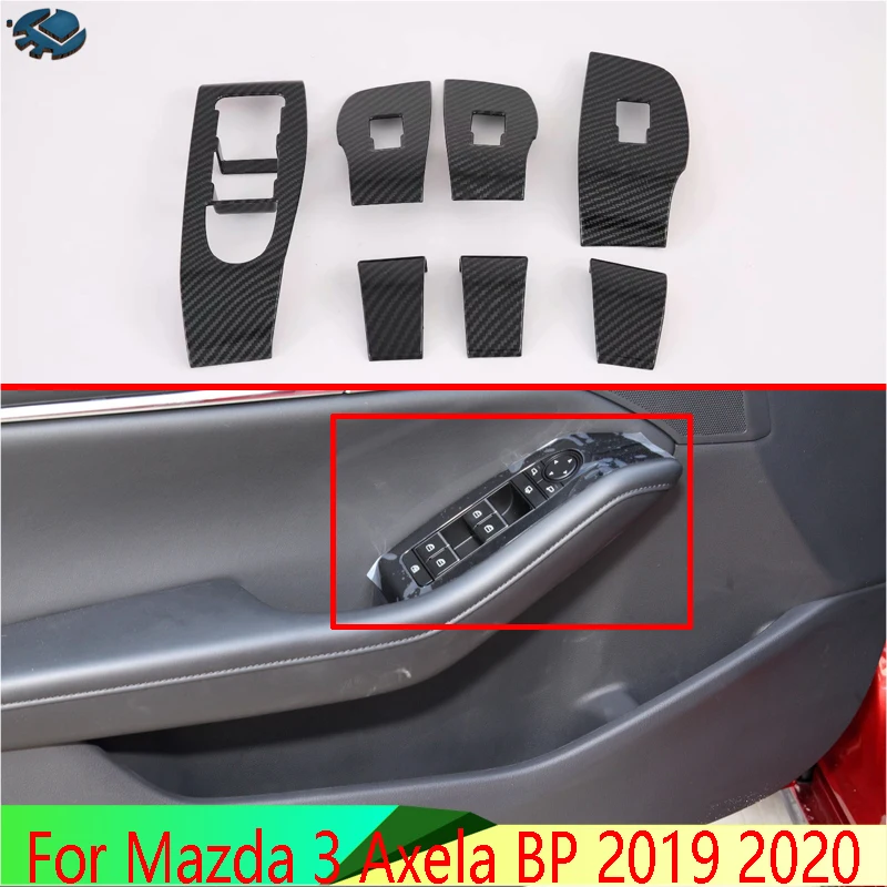 Для Mazda 3 Axela Sedan BP 2019 2020 автомобильные аксессуары Стильная крышка из углеродного