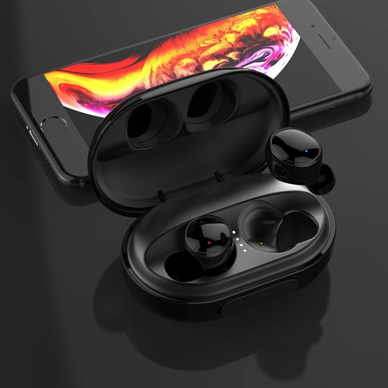 

C5 IPX7 Waterproof Wireless Headphone for Xiaomi iPhone Sports TWS True Bluetooth Earphones Mini In-Ear Earbuds with Charger Box