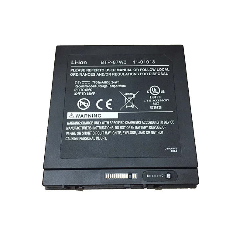 7,4 В 7600 мАч аккумулятор для ноутбука Xplore Tech BTP-80W3 BTP-87W3 iX104 C3 C4 C5