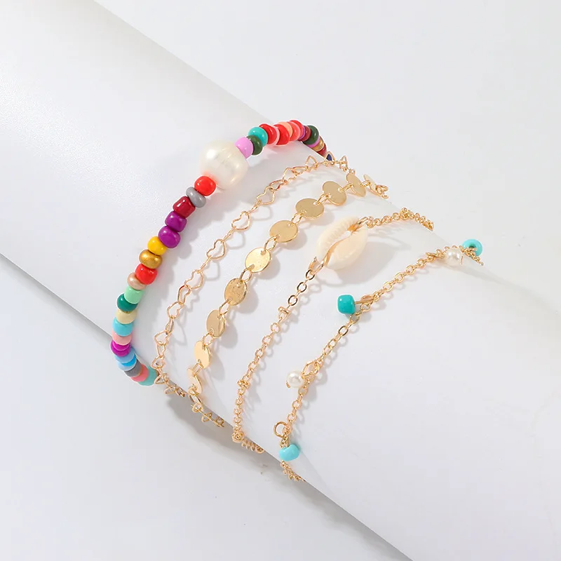 New Design Women Friendship Bracelets Shell Charm Bracelet Tassel Boho Rope Jewelry Gift Drop Shipping For Girls | Украшения и