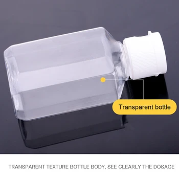 

8pcs 60ml Makeup Travel Plastic Transparent Empty Bottles Shampoo Container Dispenser Flip Cap For Liquid Lotion Cream