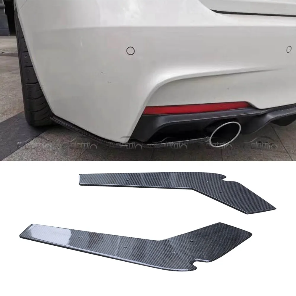 OLOTDI автоматической настройки углеродное волокно задний бампер сплиттер для BMW 3