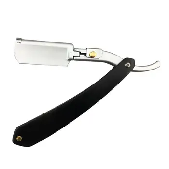 

1Pc Shaving Razor Super Sharp Manual Folding Straight Shaver Tool Beard Clipper Shaving Razor for Barber Men without Blade