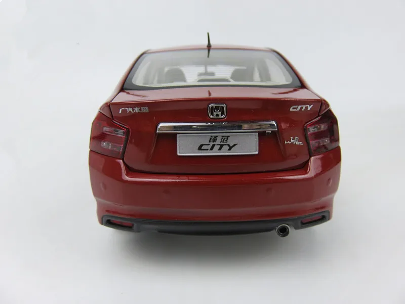 1/18 дилер издание honda City(красный) 2012 версия литья под давлением модель автомобиля с небольшим подарком