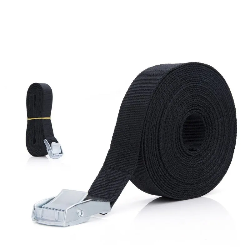 New 2PCS Buckle Tie-Down Belt Cargo Straps for Car motorcycle bike Metal Buckle Tow Rope Strong Nylon Tensioning Belts#x