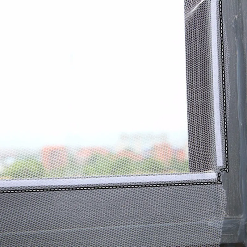 Защитная сетка для экрана от комаров 130 см x 150 см защита для занавесок вставка для экрана из полиэфирного волокна Сетка для застежки на крючок и петлю