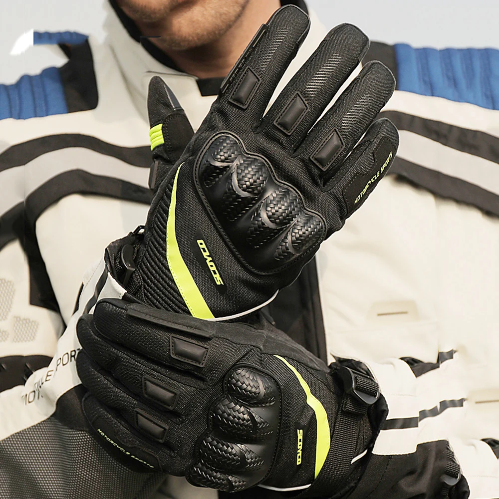 SCOYCO перчатки для мотоцикла Guantes Moto Сенсорный экран перчатки ветрозащитные Gant Мото Мотоцикл Мотокросс Гонки перчатки для верховой езды