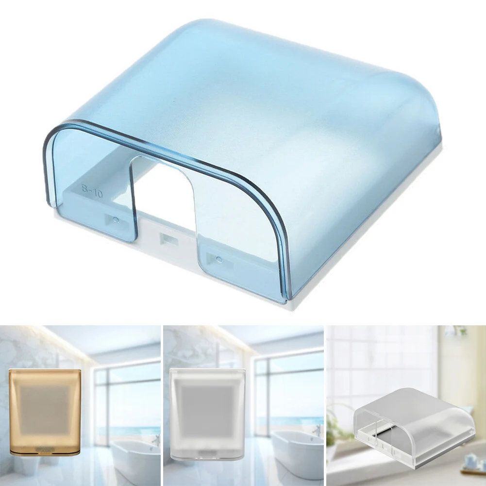 

Universal 86 Type Wall Socket Waterproof Box Plate Panel Switch Protection Cover Home TN88