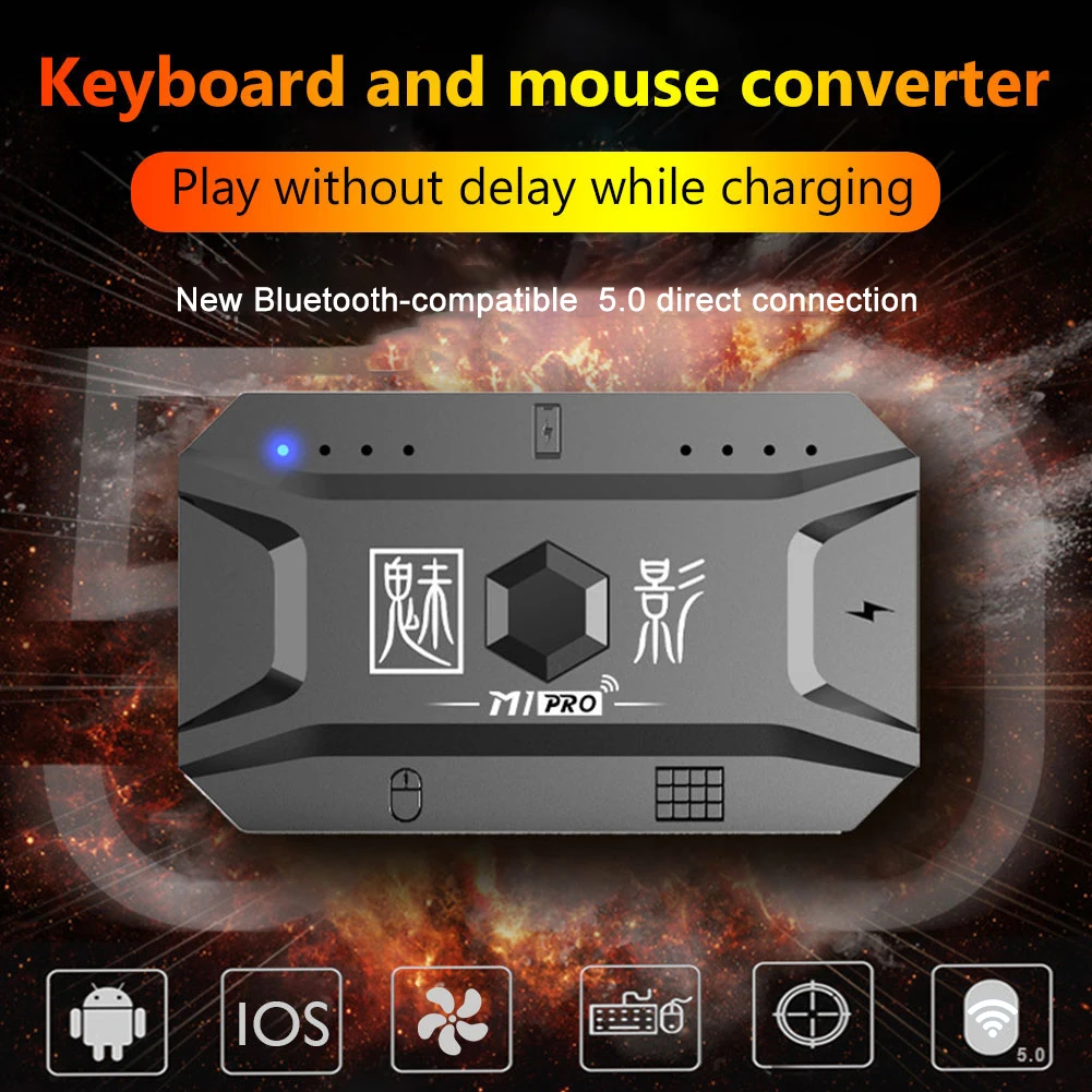 M1pro мобильный контроллер игровая клавиатура мышь конвертер адаптер вилка
